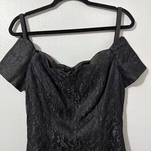 VTG 90s Dress Womens L/XL Lace Floral Hoco Cocktail Whimsigoth Glam‎ 90s Tulle *